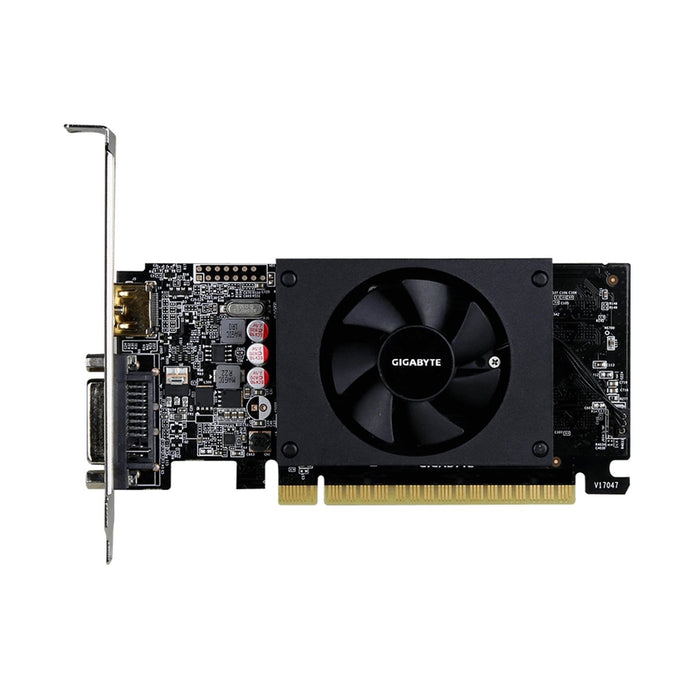 Gigabyte GeForce GT 710 2GB GDDR5 Single Fan Cooling System Low Profile Graphics Card - IT Supplies Ltd