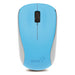 Genius NX-7000 Wireless Mouse, 2.4 GHz with USB Pico Receiver, Adjustable DPI levels up to 1200 DPI, 3 Button with Scroll Wheel, Ambidextrous Design, Blue - IT Supplies Ltd