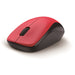 Genius NX-7000 Wireless Mouse, 2.4 GHz with USB Pico Receiver, Adjustable DPI levels up to 1200 DPI, 3 Button with Scroll Wheel, Ambidextrous Design, Red - IT Supplies Ltd