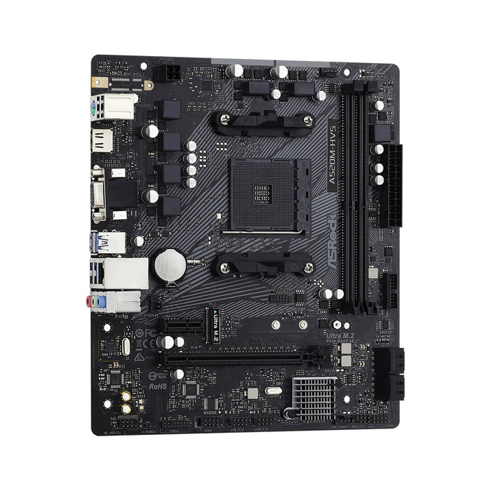 ASRock A520M-HVS | AM4, DDR4, M.2, HDMI, GbE LAN, Micro-ATX