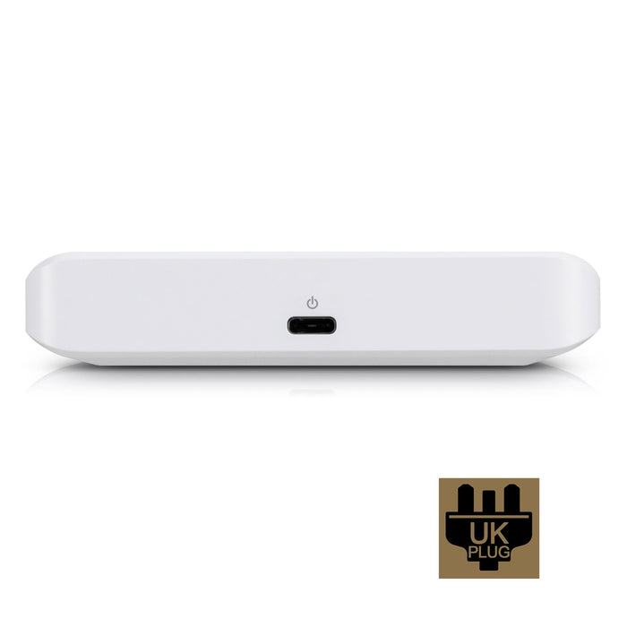 Ubiquiti USW-FLEX-MINI UniFi USW Flex Mini 5 Port Smart Managed POE/USB C Powered Gigabit Network Switch (UK Plug) - IT Supplies Ltd