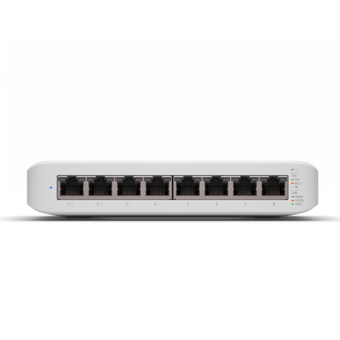 Ubiquiti USW-LITE-8-POE UniFi Switch Lite 8 Port Gigabit Managed Switch with 4 POE+ Ports (EU Plug) - IT Supplies Ltd