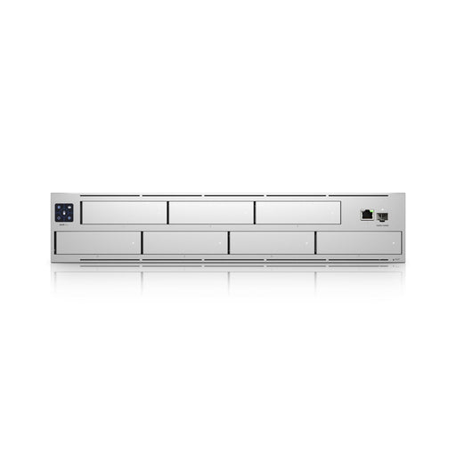 Ubiquiti UNVR-PRO UniFi Protect 7 Bay Network Video Recorder Pro, UniFi Protect Console, 7x 2.5/3.5 Inch Drive Bays, 10G SFP+ Port, Gigabit RJ45 Port, 2U Rack, 1.3 Inch Touchscreen - IT Supplies Ltd