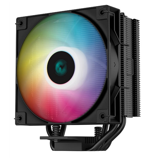 DeepCool AG400 BK ARGB Fan CPU Cooler, Universal Socket, High Efficiency 120mm PWM Addressable RGB Fan, 2000RPM, 4 Heat Pipes, 220W Heat Dissipation Power, Unique Matrix Fin Design, Intel LGA 1700 Bracket Included - IT Supplies Ltd