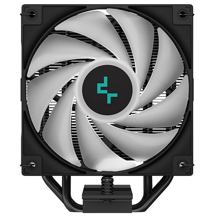 DeepCool AG400 BK ARGB Fan CPU Cooler, Universal Socket, High Efficiency 120mm PWM Addressable RGB Fan, 2000RPM, 4 Heat Pipes, 220W Heat Dissipation Power, Unique Matrix Fin Design, Intel LGA 1700 Bracket Included - IT Supplies Ltd