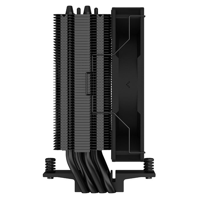 DeepCool AG400 BK ARGB Fan CPU Cooler, Universal Socket, High Efficiency 120mm PWM Addressable RGB Fan, 2000RPM, 4 Heat Pipes, 220W Heat Dissipation Power, Unique Matrix Fin Design, Intel LGA 1700 Bracket Included - IT Supplies Ltd