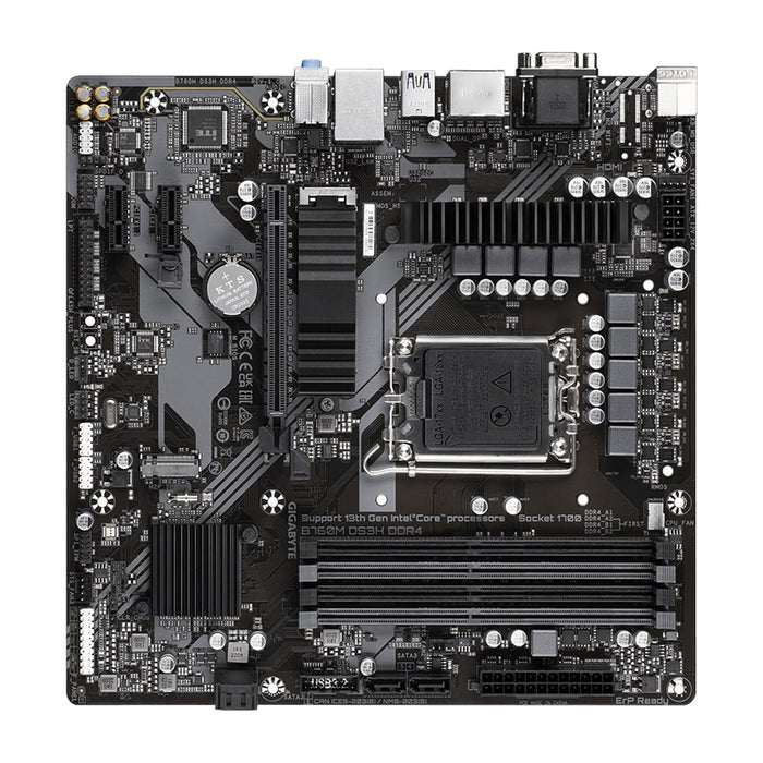 Gigabyte B760M DS3H DDR5 Motherboard, Intel Socket 1700, 12th/13th Gen, Micro ATX - IT Supplies Ltd