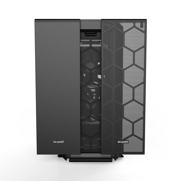 be quiet! Silent Base 802 Case, Black, Mid Tower, 2 x USB 3.2 Gen 1 Type-A / 1 x USB 3.2 Gen 2 Type-C, 10mm Front & Side Sound-Dampening Mats, 3 x Pure Wings 2 140mm Black PWM Fans Included, Interchangeable Top & Front Panels - IT Supplies Ltd