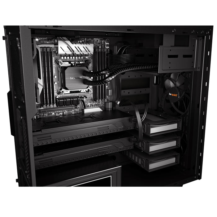 be quiet! Pure Base 600 Case, Black, MId Tower, 2 x USB 3.2 Gen 1 Type-A, 3 x Pure Wings 2 Black PWM Fans Included, Completely Sound Insulated - IT Supplies Ltd