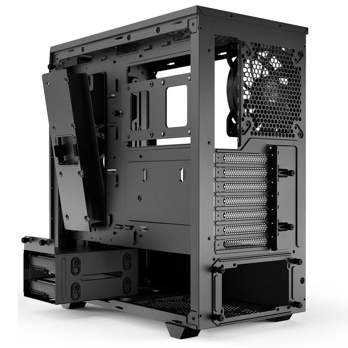 be quiet! Pure Base 500 Mid Tower Case, 2 x USB 3.2 Gen 1 Type-A, 2 x Pure Wings 2 140mm Black PWM Fans Included - IT Supplies Ltd