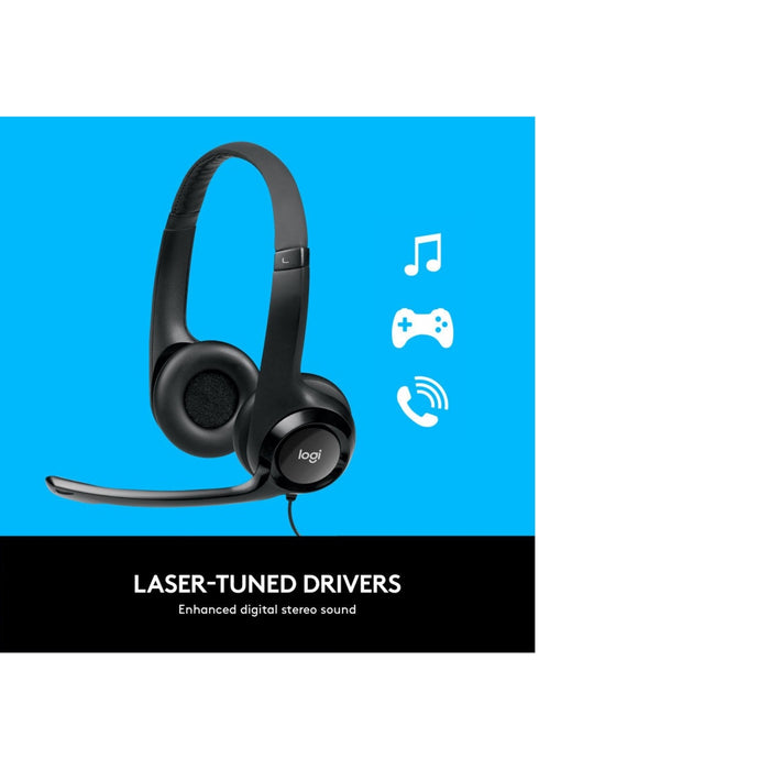 Logitech H390 USB Headset with Noise-Cancelling Mic - IT Supplies Ltd