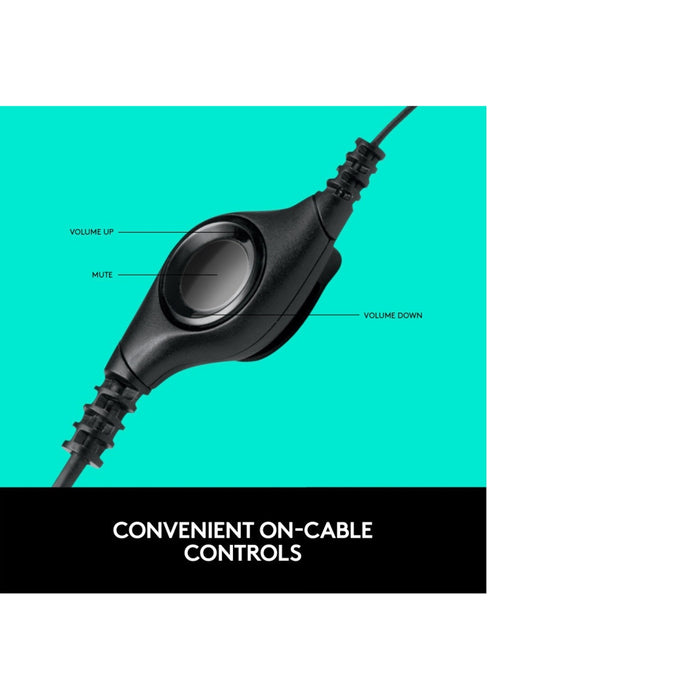 Logitech H390 USB Headset with Noise-Cancelling Mic - IT Supplies Ltd