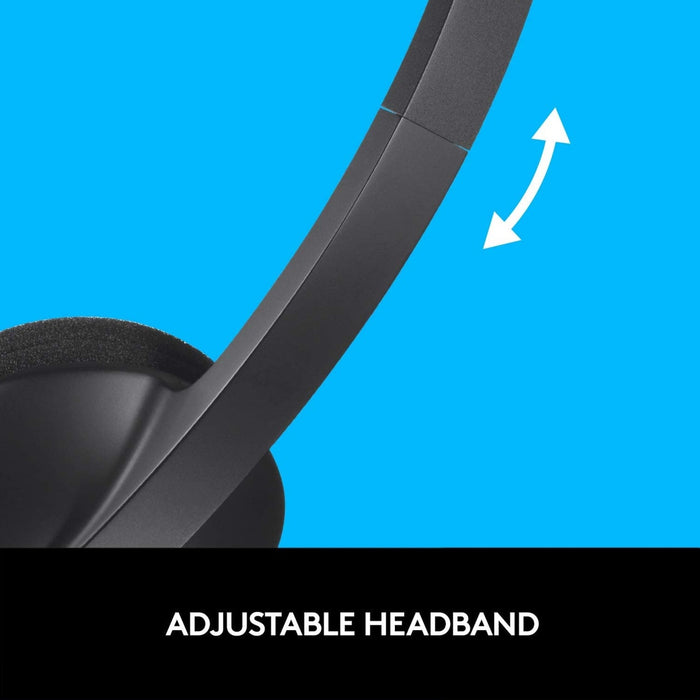 H340 Stereo Headset USB Plug-and-Play with Noise-Cancelling Mic - IT Supplies Ltd