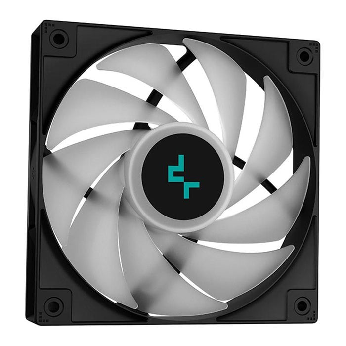 Deepcool LE520 240mm AIO Liquid Cooler w/ Anti-Leak Tech, 2300 RPM, High Performance ARGB Fans Black Liquid CPU Cooler - IT Supplies Ltd