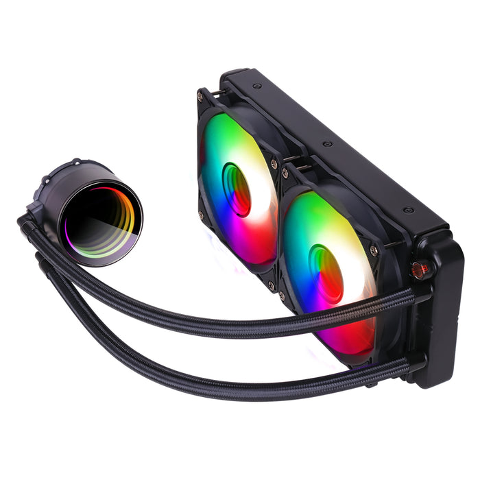 CIT PRO Glacier 240mm ARGB AIO Water Cooler Liquid Cooling System - IT Supplies Ltd