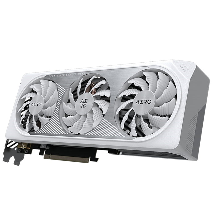 Gigabyte Nvidia GeForce RTX 4060Ti AERO OC 8GB Triple Fan White Graphics Card - IT Supplies Ltd