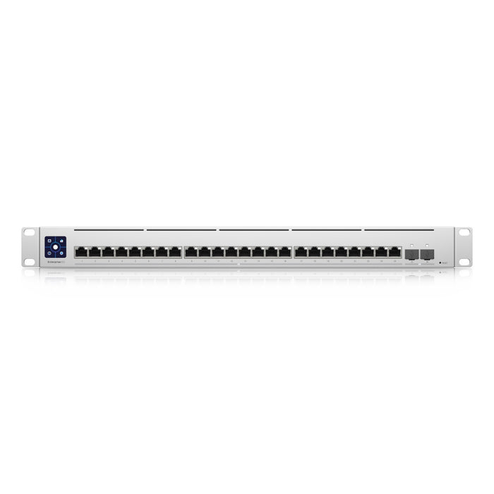 Ubiquiti USW-EnterpriseXG-24-UK UniFi High Capacity Network Switch with 24 x 10GbE ports and 2 x 25Gb SFP28 uplink ports - IT Supplies Ltd