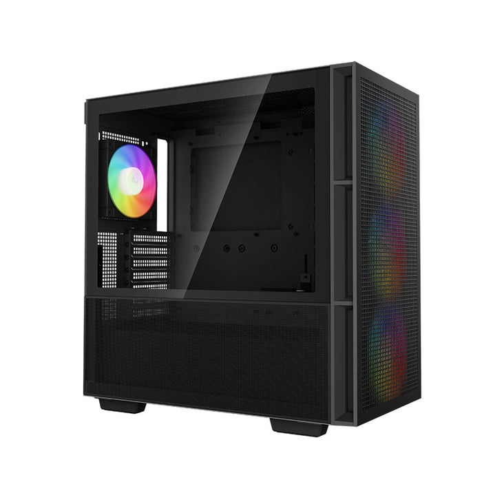 DeepCool CH560, Black, Mid Tower Gaming Case, Tempered Glass, 4x ARGB Fans, E-ATX/ATX/MicroATX - IT Supplies Ltd