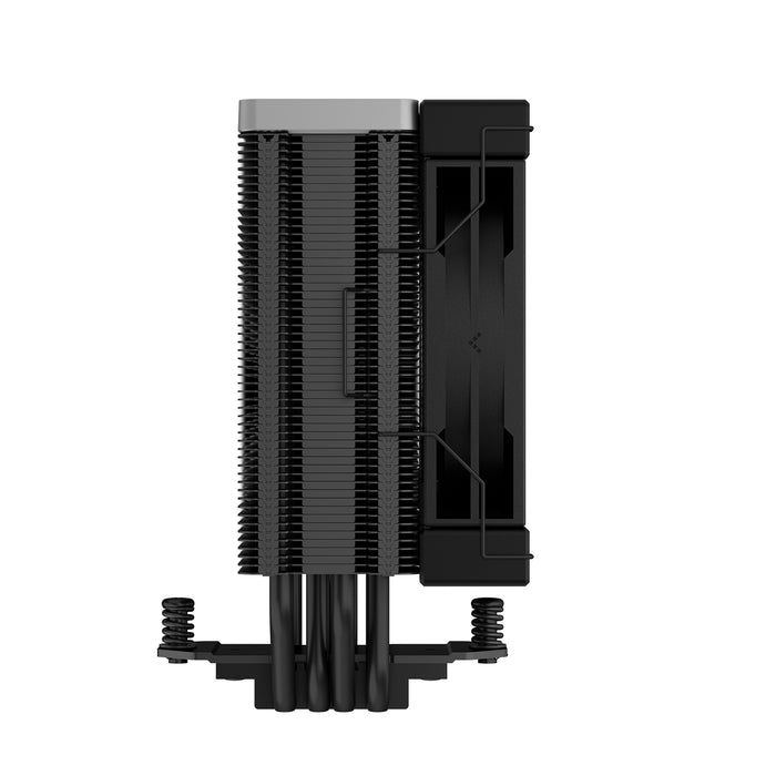 DeepCool AK400 Zero Dark Fan CPU Cooler, Universal Socket, High Performance 120mm Silent Hydro Bearing PWM Black Fan - IT Supplies Ltd