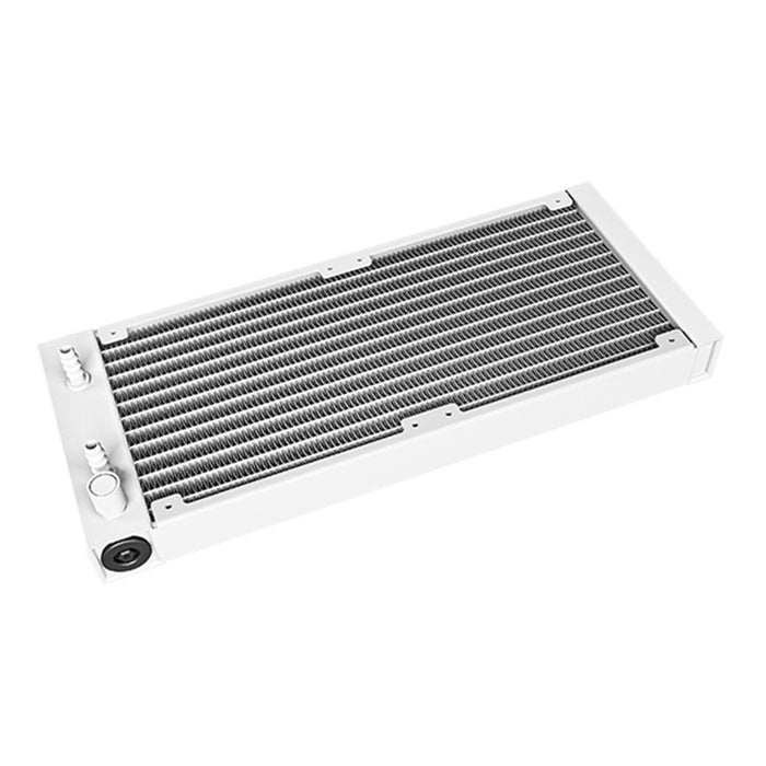 DeepCool LE520 White AIO Cooler, 2x120mm ARGB PWM Fan, Copper Heatsink, Aluminium Radiator, Intel/AMD - IT Supplies Ltd