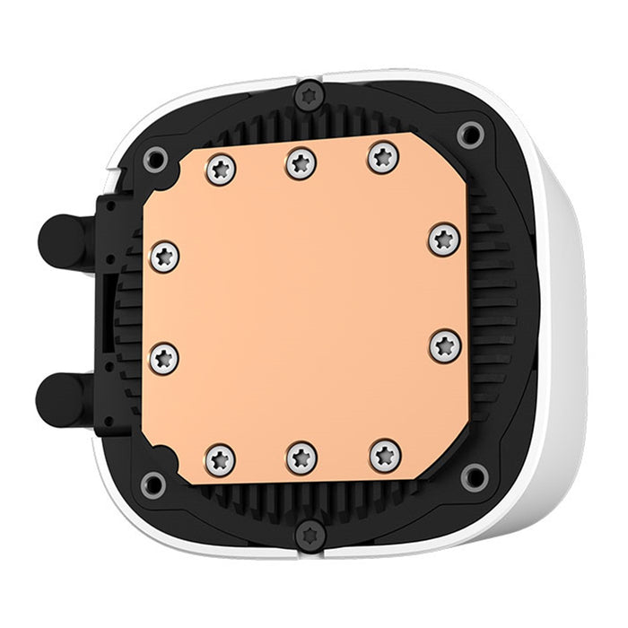 DeepCool LE520 White AIO Cooler, 2x120mm ARGB PWM Fan, Copper Heatsink, Aluminium Radiator, Intel/AMD - IT Supplies Ltd