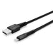 LINDY 31319 0.5m USB to Lightning Cable, Black - IT Supplies Ltd