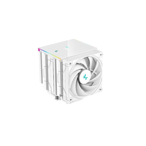 DeepCool AK620 Digital CPU Cooler, White, 2x 120mm Fan, Dual Tower, ARGB, 6x Direct Touch Copper Heatpipes, Intel/AMD - IT Supplies Ltd