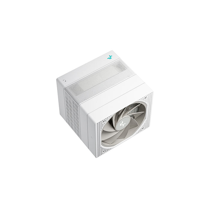 DeepCool ASSASSIN IV Universal Socket 140mm PWM 1400RPM Fan CPU Cooler, White, armed with seven heat pipes and newly designed 120 and 140mm FDB fans - IT Supplies Ltd