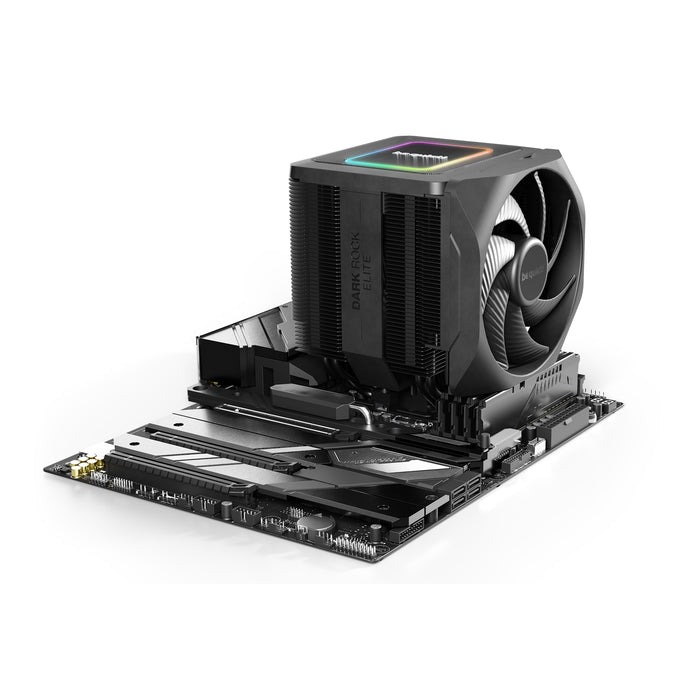 be quiet! Dark Rock Elite CPU Cooler, Universal Socket,, 2 Silent Wings 135mm PWM fans, 2000RPM, 7 high-performance heat pipes, 280W TDP, ARGB, Speed Switch, 3-year manufacturers warranty - IT Supplies Ltd