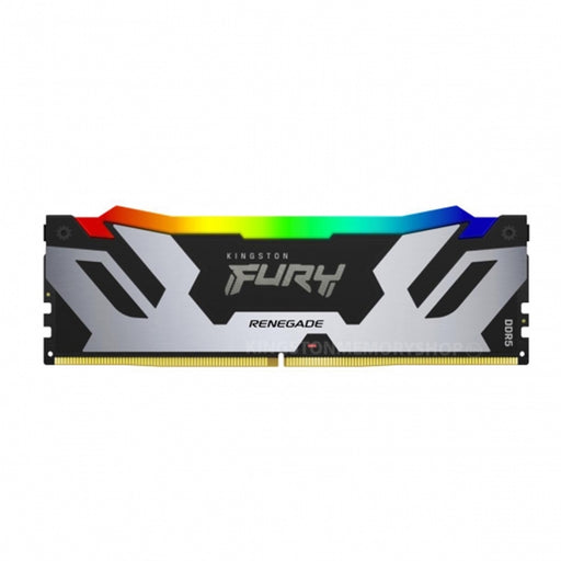 Kingston FURY Renegade RGB KF564C32RSAK2-64 64GB (32GB x2) DDR5 6400MT/s Silver/Black DIMM - IT Supplies Ltd