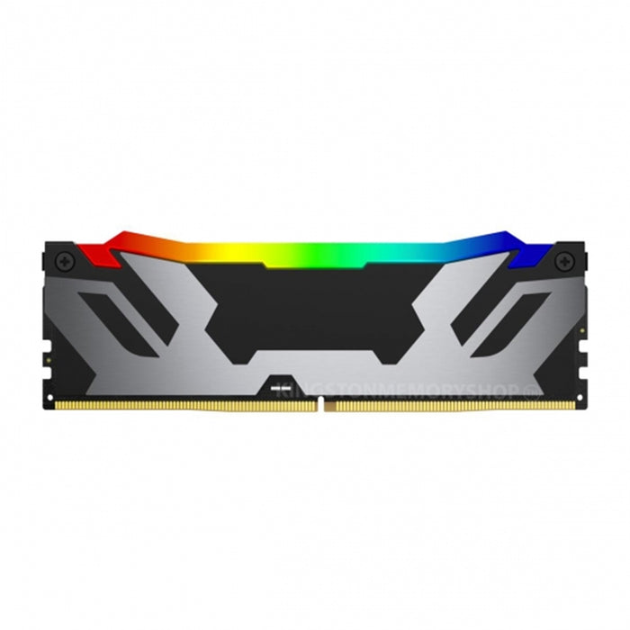 Kingston FURY Renegade RGB KF564C32RSAK2-64 64GB (32GB x2) DDR5 6400MT/s Silver/Black DIMM - IT Supplies Ltd