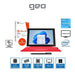 Geo GeoPad 110 2-in-1 Laptop/Tablet, 10.1 Inch IPS Touchscreen, Intel Celeron N4020, 4GB RAM, 128GB SSD, Windows 11 Home S with Detachable Keyboard, Pen and Microsoft 365 Personal - IT Supplies Ltd