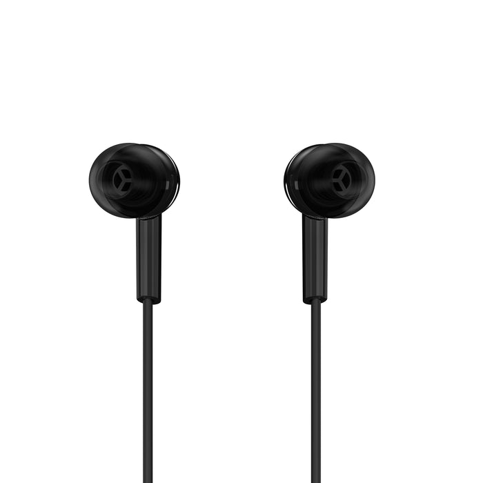 Genius HS-M300 In-Ear Headphones with In-Line Controller and Mic, Black - IT Supplies Ltd