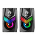 Marvo Scorpion SG-118 Gaming Speakers, Stereo Sound, USB Powered, 7 Colour RGB Lighting, 6w, 3.5mm Input, Black - IT Supplies Ltd