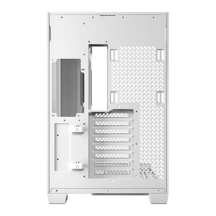 ANTEC C8 Case, Gaming, White, Mid Tower, 2 x USB 3.0 / 1 x USB Type-C, Seamless Left and Front Tempered Glass Side Panel, E-ATX, ATX, Micro ATX, ITX - IT Supplies Ltd