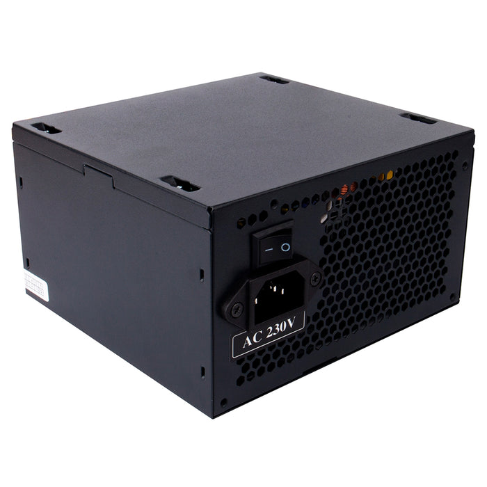 Builder Series 500W PSU with 12cm Cooling Fan - Black Edition, High-Efficiency PFC Certified CE Compliant - IT Supplies Ltd