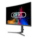 piXL CM27C7 27 Inch Curved Gaming Monitor, 165Hz, 1ms, Frameless, Freesync / G-Sync, Full HD, HDMI, Display Port, USB, Black with RGB Lighting, VESA Mount, Height Adjustable - IT Supplies Ltd