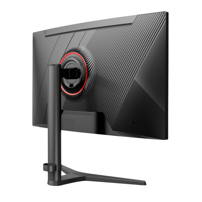 piXL CM27C7 27 Inch Curved Gaming Monitor, 165Hz, 1ms, Frameless, Freesync / G-Sync, Full HD, HDMI, Display Port, USB, Black with RGB Lighting, VESA Mount, Height Adjustable - IT Supplies Ltd