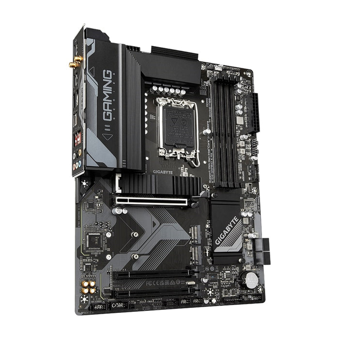 Gigabyte B760 GAMING X AX Intel 1700 Socket Motherboard, ATX, 4x DDR5 Slots, 3x M.2 Sockets, 1x USB-C Port, Fitted I/O Shield, Wi-Fi 6E, 1x Display Port 1.2 / 1x HDMI Port - IT Supplies Ltd