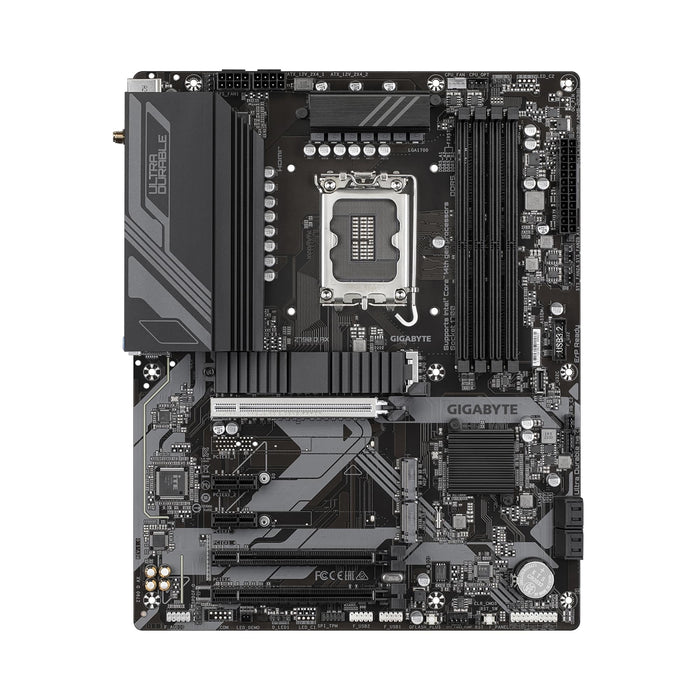 Gigabyte Z790 D AX Ultra Durable Intel 1700 Socket Motherboard, ATX, 4x DDR5 Slots, 3x M.2 Sockets, 1x USB-C Port, Wi-Fi 6E, 1x Display Port 1.2 / 1x HDMI Port - IT Supplies Ltd