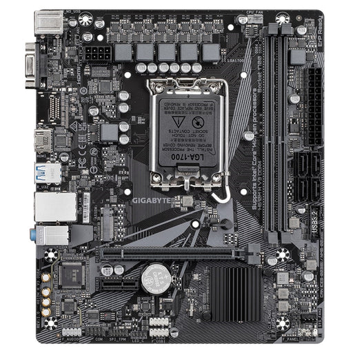 Gigabyte H610M H V3 DDR4 Intel 1700 Socket Motherboard, Micro-ATX, 2x DDR4 Slots, 1x M.2 Socket, 1x D-Sub / 1x HDMI Port - IT Supplies Ltd