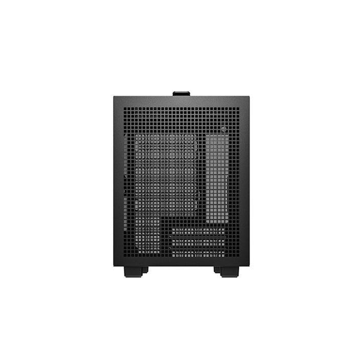 DeepCool CH160 Ultra-Portable Gaming Case Black Micro Tower with Tempered Glass Side Window Panel, Advanced Cooling, USB 3.0/USB-C Ports, Pre-Installed Fans, Mini-ITX - IT Supplies Ltd