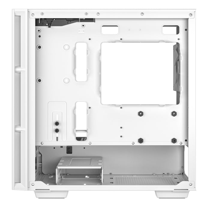 DeepCool CH360 Digital Gaming Case: White, Mid Tower with Tempered Glass Side Window Panel, Advanced Cooling, USB 3.0/USB-C Ports, Pre-Installed Fans, Micro ATX/Mini-ITX - IT Supplies Ltd