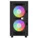 DeepCool CH360 Digital Gaming Case: Black Mid Tower with Tempered Glass Side Window Panel, Advanced Cooling, USB 3.0/USB-C Ports, Pre-Installed Fans, Micro ATX/Mini-ITX - IT Supplies Ltd