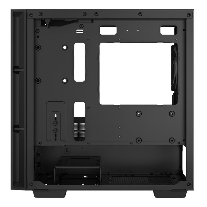 DeepCool CH360 Digital Gaming Case: Black Mid Tower with Tempered Glass Side Window Panel, Advanced Cooling, USB 3.0/USB-C Ports, Pre-Installed Fans, Micro ATX/Mini-ITX - IT Supplies Ltd