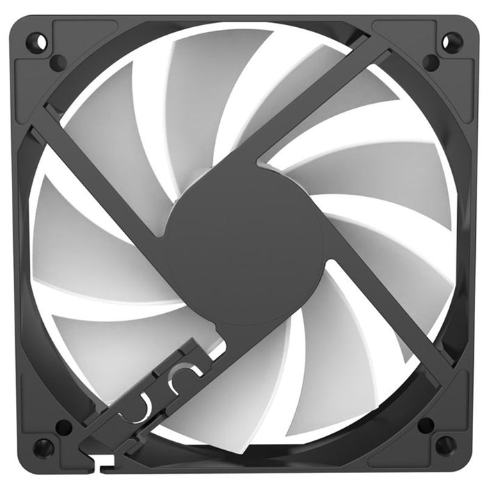 CIT Halo 120mm Infinity ARGB Black 4-Pin PWM High-Performance PC Cooling Fan with Addressable RGB Lighting and Superior Airflow - IT Supplies Ltd