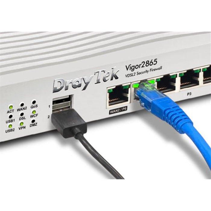 DrayTek V2865-K Vigor 2865 Multi-WAN Firewall VDSL Modem Router - IT Supplies Ltd