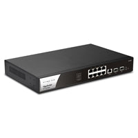 DrayTek VSP2100-K VigorSwitch P2100 8 Port Gigabit POE Layer 2+ Managed Switch with 2 SFP Uplink Ports - IT Supplies Ltd