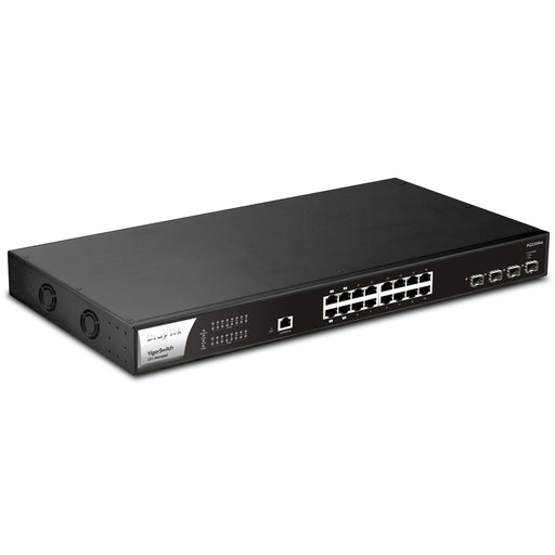 DrayTek VSPQ2200XB-K VigorSwitch PQ2200xb 16 Port 2.5 GbE POE+ Managed Layer 2+ Switch with 4x POE++ Ports and 4x 10GbE SFP+ Ports - IT Supplies Ltd