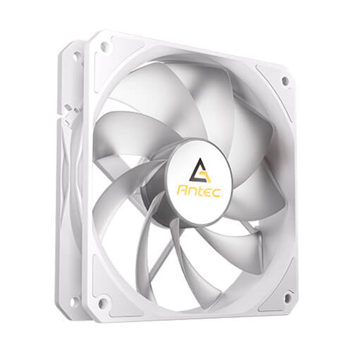 Antec P12R ARGB Reverse PWM 120mm Fan - 4-Pin, White, High-Airflow Cooling, 9-Blade Design with Anti-Vibration Pads - IT Supplies Ltd